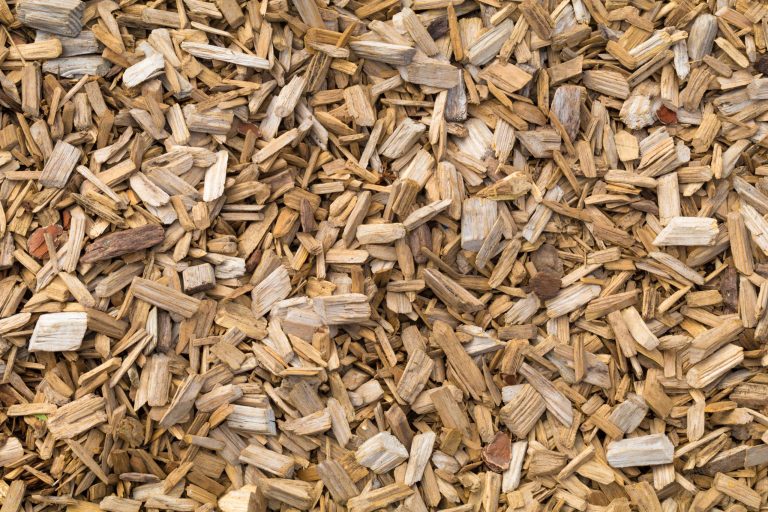 Woodchips,Used,As,Safe,Soft,Surface,In,A,Childrens,Play